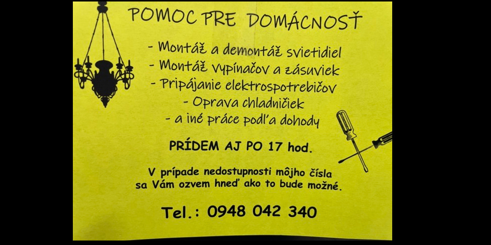 Obrázok položky Household help